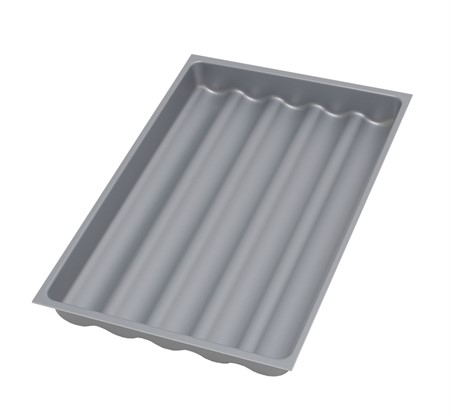 KRYDDFACK GRÅ PLAST 40CM TBX  400X50X474